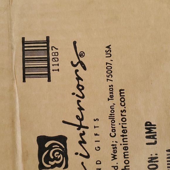 Home Interiors Fruit Lamp for table New 13" high original box Vintage Sonoma - Picture 10 of 12